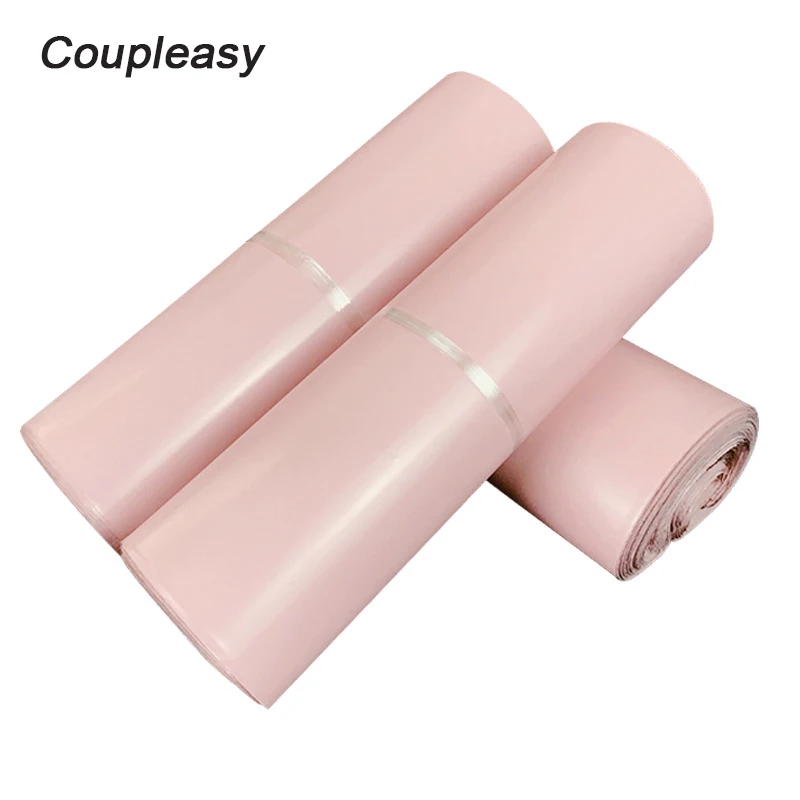 

15Pcs Light Pink Plastic Envelope Self Seal Adhesive Poly Mailer Waterproof Courier Bag Postal Shipping Mailing Bags 4 Sizes