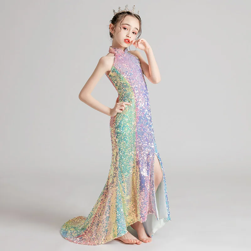 children-evening-dress-girls-color-sequins-slim-small-trailing-mermaid-dresses-teens-catwalk-costume-girl-formal-dress-vestido