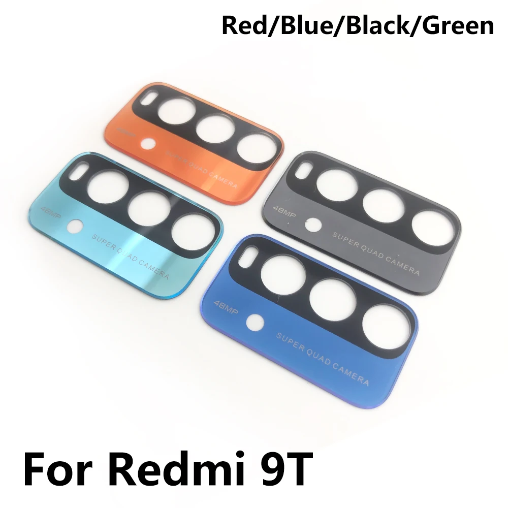 2Pcs，NEW Tested Rear Back Camera Glass Lens With Sticker For Xiaomi Redmi 12C 9T 9C 9A 6 6A 7 7A 8 8A 9 Note 10 Pro 10S