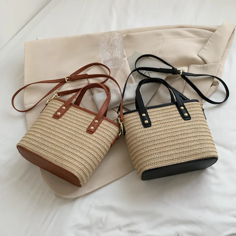 Shoulder Bag for Women Grass Bag Female Fashion Designer Messenger Brand Totes Crossbody Bags Female Casual Summer Handbag