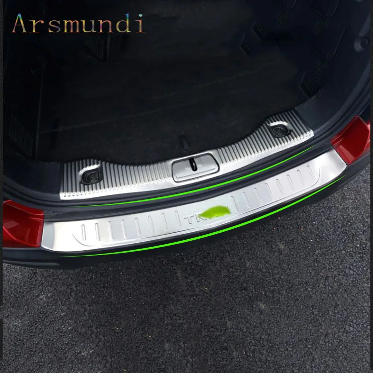 For Chevrolet TRAX 2014-2020 Stainless Steel Rear Bumper Guard Plate Moulding Cover Trim Car Styling