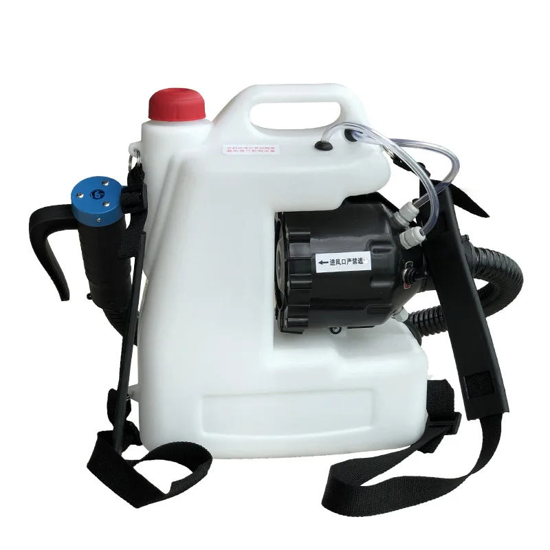 Bomba de inseticida elétrica com aplicação em volume ultrabaixo (ulv), mochila elétrica de pulverização a frio para desinfecção e esterilização, tanque de 12l, 220v