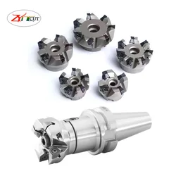 MFWN90-50/63/80/100/160/200mm 고속 포워드 스퀘어 숄더 헤비 커팅 90도 WNMU용 양면 밀링 커터 헤드 080608