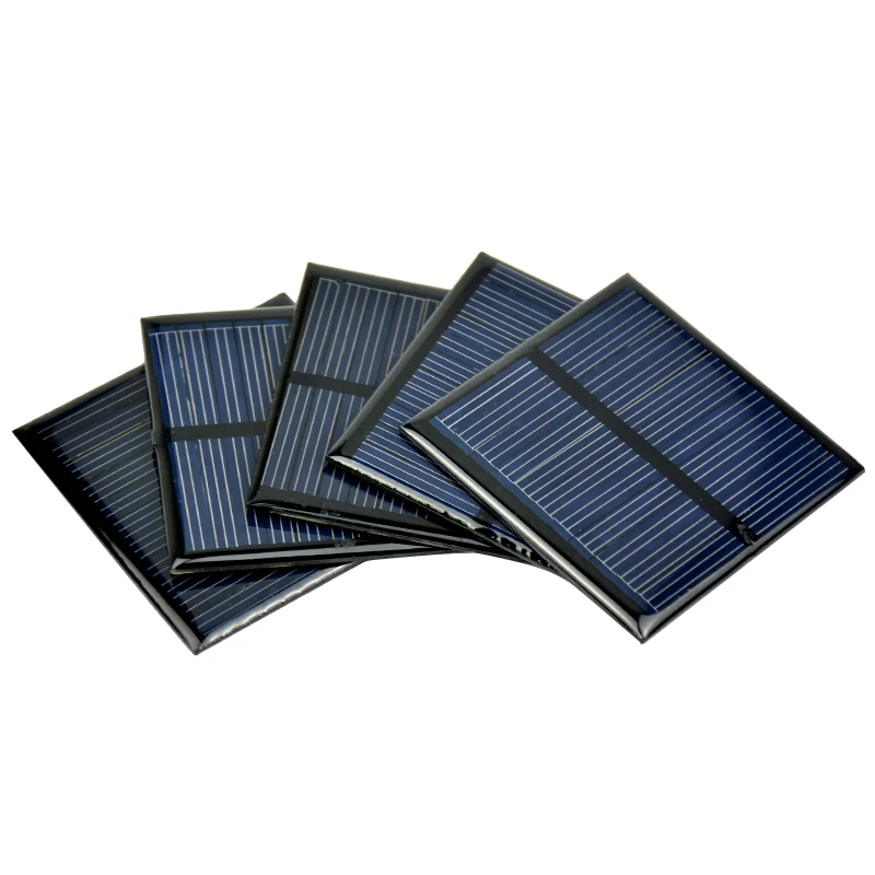 SUNYIMA 10 szt. 5.5V 80mA polikrystaliczny Panel słoneczny 60*60mm Mini Bank energii słonecznej do DIY baterii ładowarka solarna Sunpower