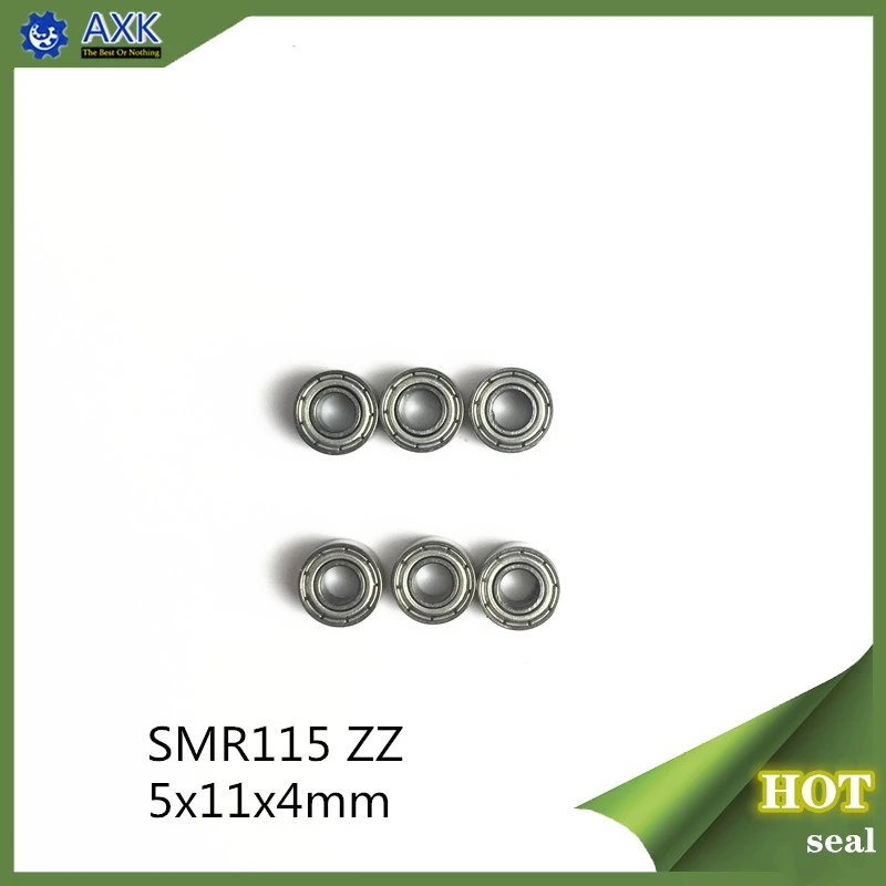 

SMR115ZZ Bearing 5*11*4 mm ( 10PCS ) ABEC-1 Stainless Steel Ball Bearings Shielded SMR115Z SMR115 Z ZZ