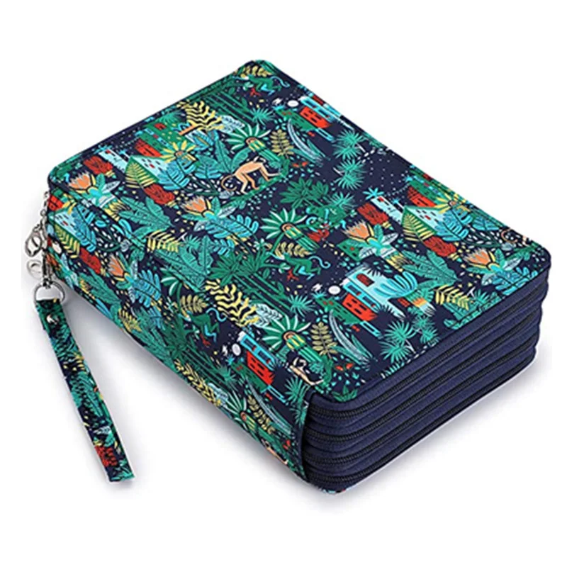 Estuche de lápices con 120/168 agujeros para niña y niño, estuche grande para bolígrafos, bolsa de papelería, estuche grande para cartuchos