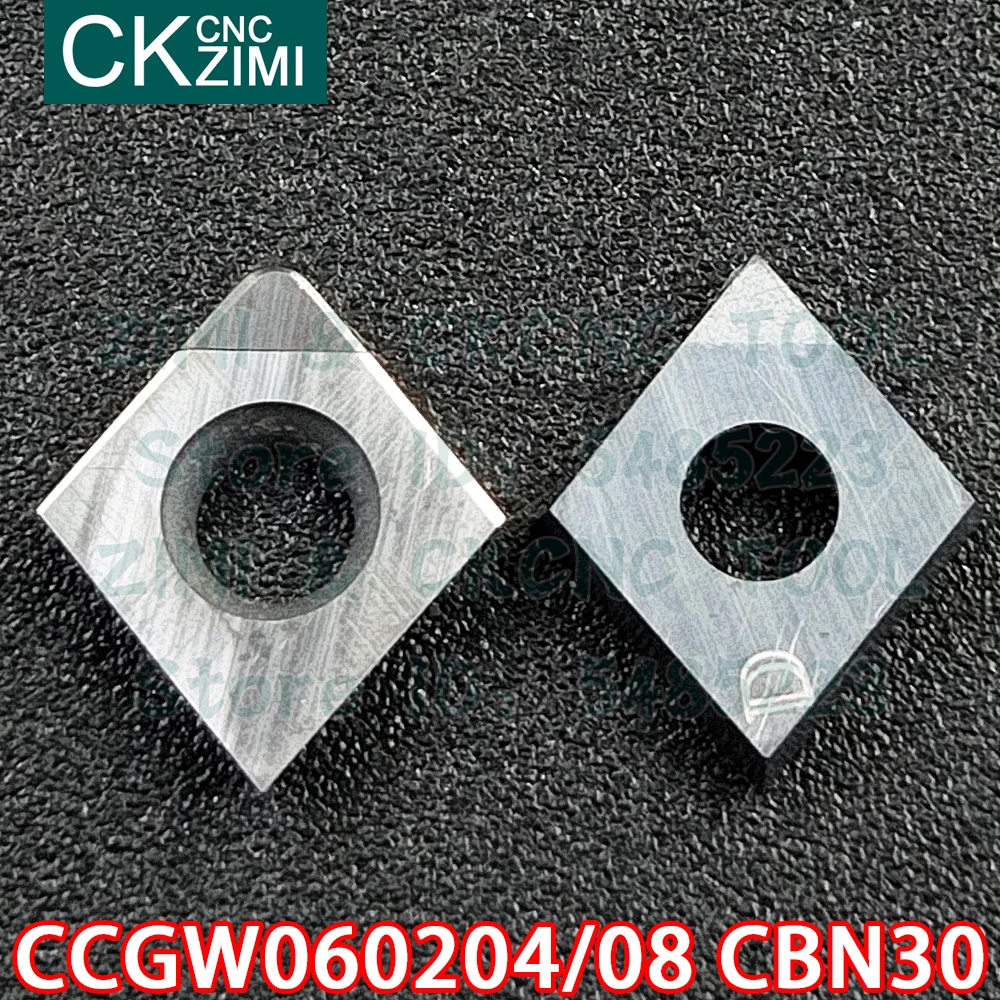 CCMT CCGW09T304 CBN CCMT CCGW09T308 CBN مكعب البورون نتريد CBN إدراج آلة خرط تعمل بالتحكم الرقمي بواسطة الحاسوب أدوات القطع CCMT CCGW 09T3 للصلب الصلب