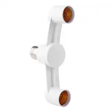 E27 Splitter Lamp Adapter with Two Heads #4