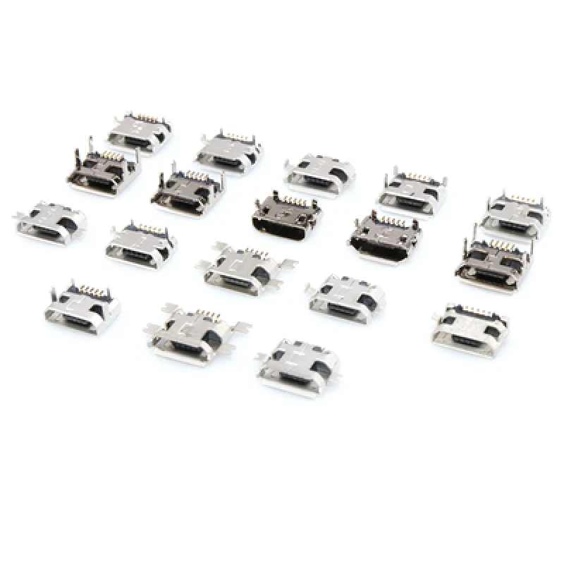 20PCS Micro-B SMD Micro USB  Connector Female Port Jack Tail Sockect Plug For Android phone data Socket connector