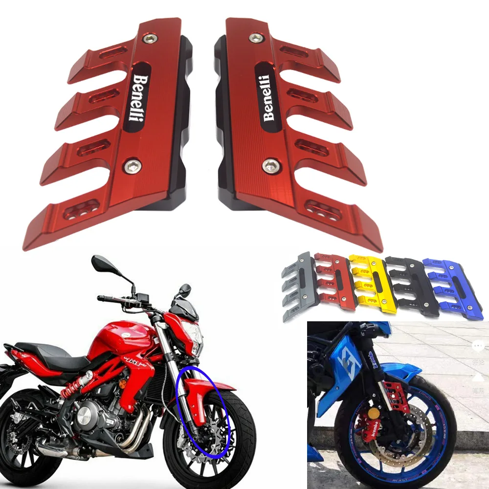 Front shock absorber fender protection cover For BENELLI TNT125 TNT135 bn600 TRK502 TRK 502X Leoncino 500 Motorcycle Accessories