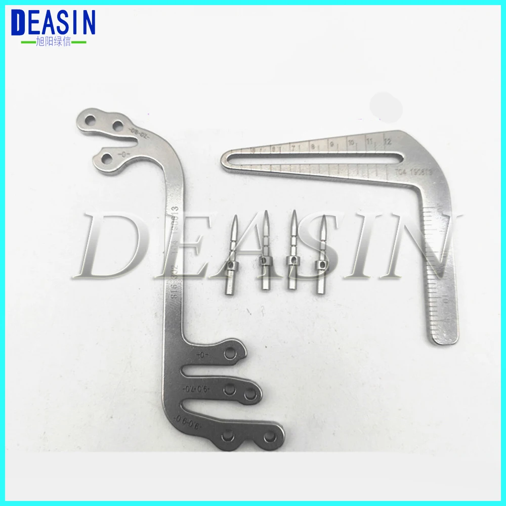 Dental implants instruments oral planting positioning guide dental implant tools planting positioning angle ruler Dentist tools