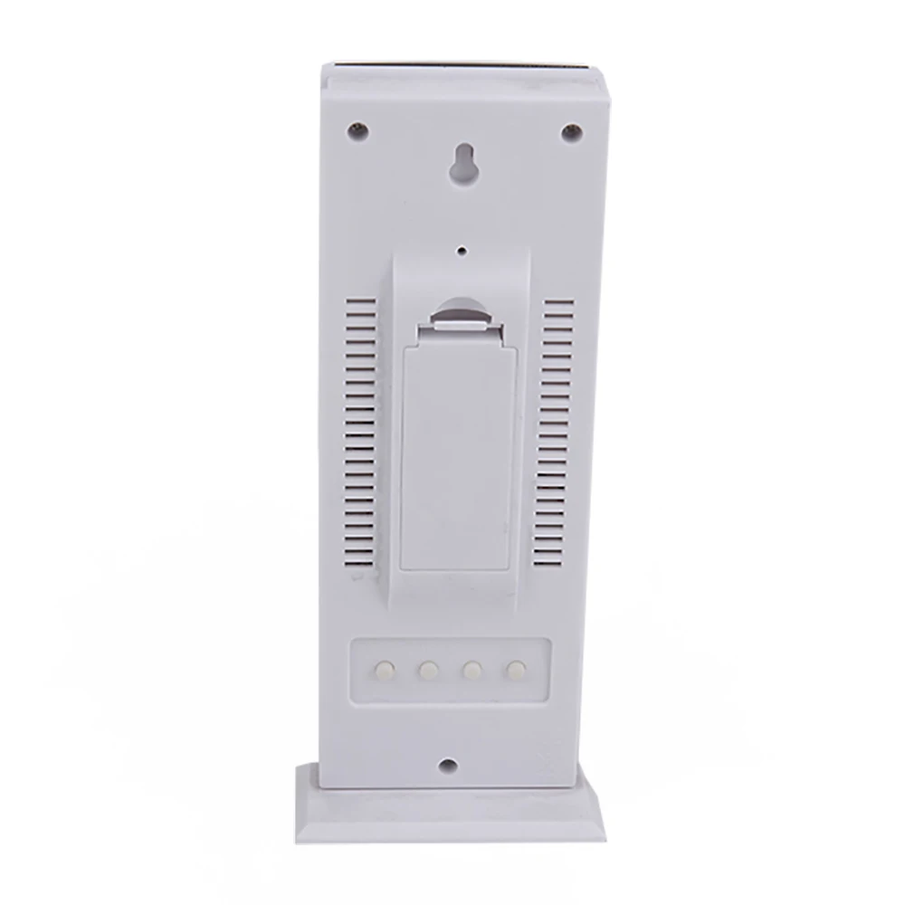 Standing Digital Thermometer Hygrometer Temperature Humidity Detector Indoor Weather Station Clock Time Date