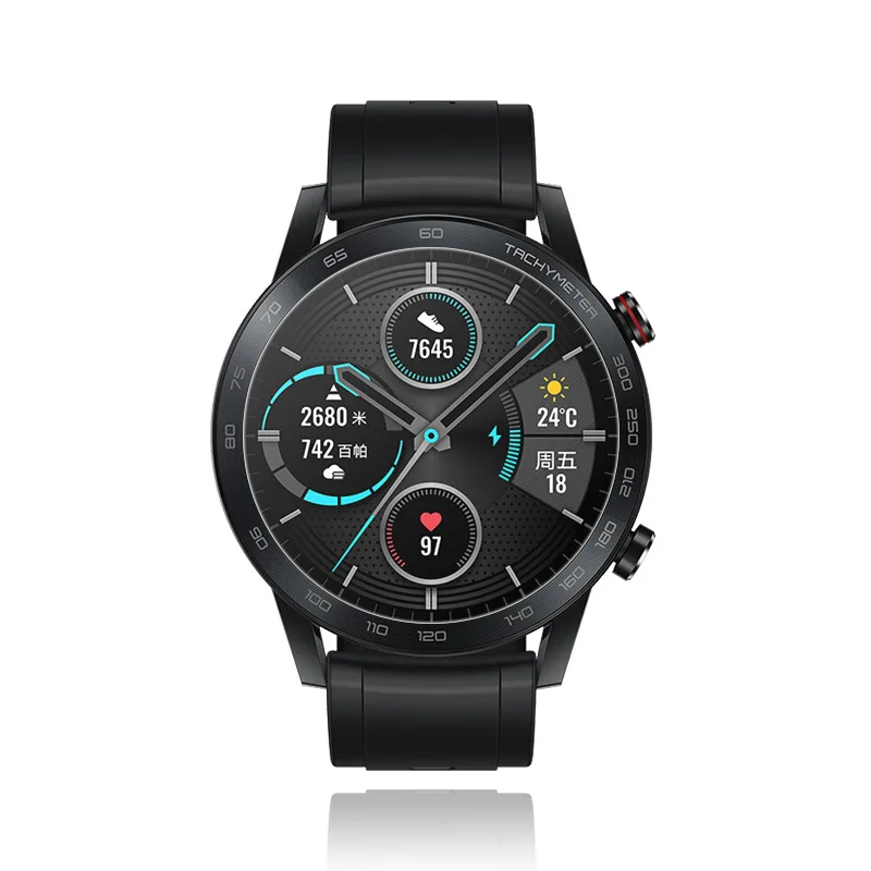 2 Buah 2.5D Jam Tangan Pelindung Layar Kaca Tempered untuk Huawei Honor Jam Tangan Ajaib 2 Jam 2 46Mm Film Pelindung