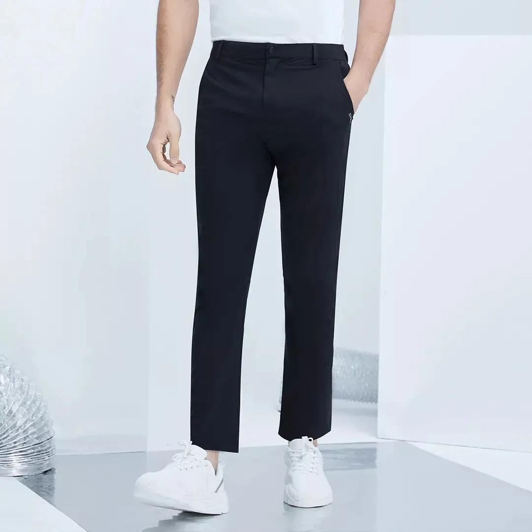 Youpin SUPIELD Cool Feeling Casual Pants Men Summer Trousers Comfortable Ice Fabric Solid Color Business Slim Fit Straight Pants