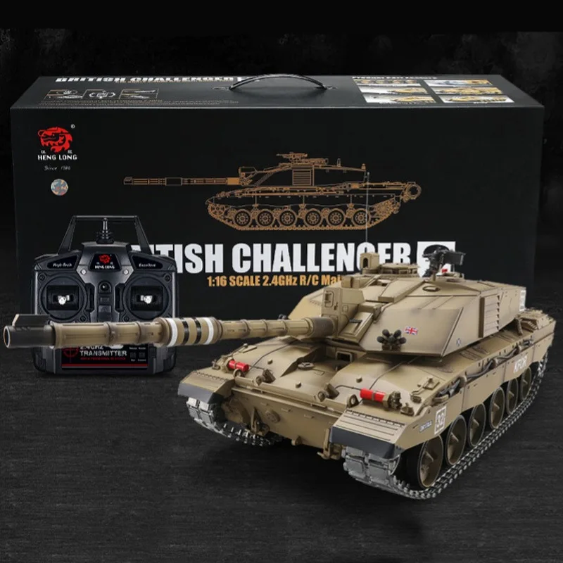 Henglong-rcメインタンク、チャレンジャー2、2.4ghz、1、16、u.k、3908