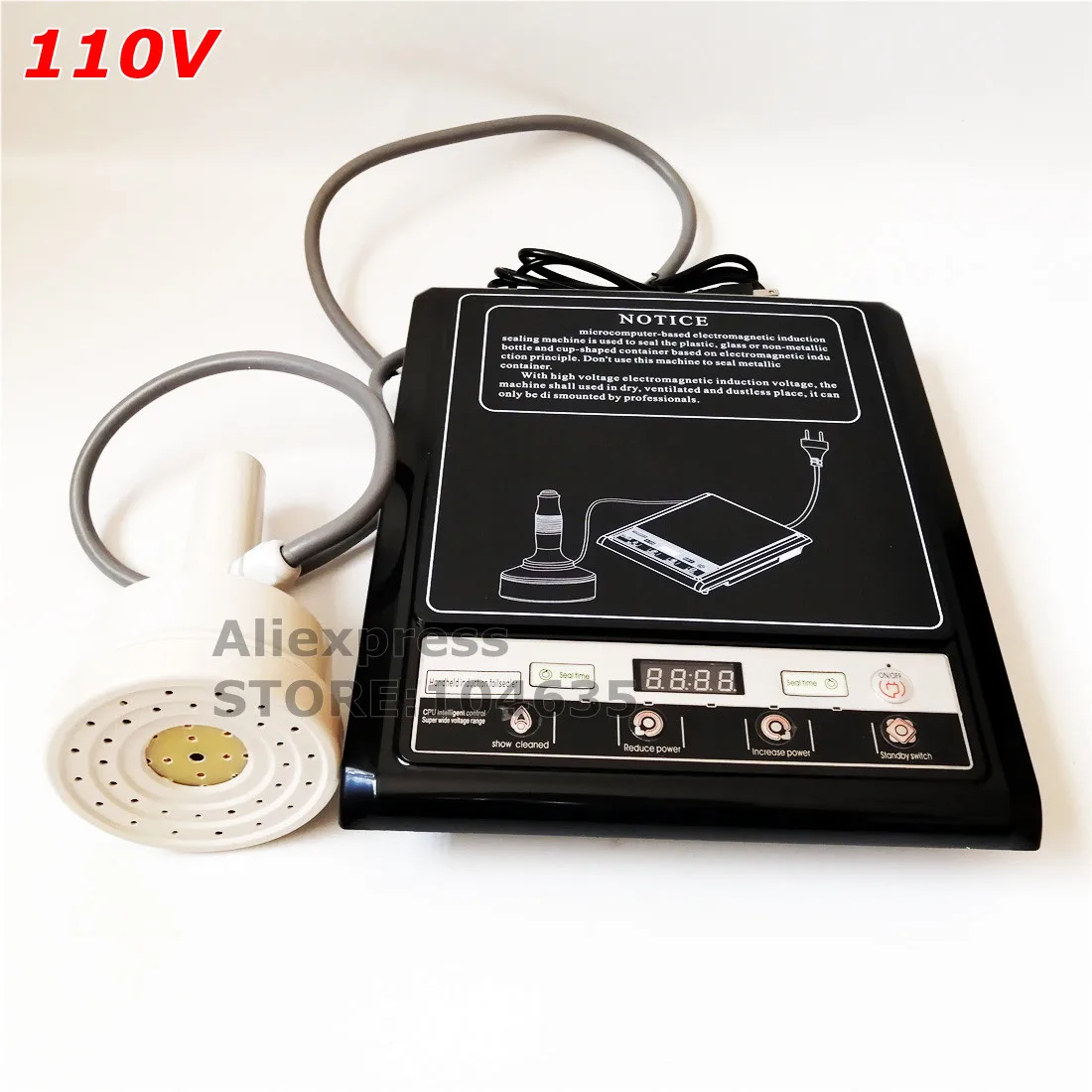 Electromagnetic Induction Bottle Sealing Machine Aluminum Foil Capper Medical Plastic Jar Cap Sealer Packaging Machine 20-100MM