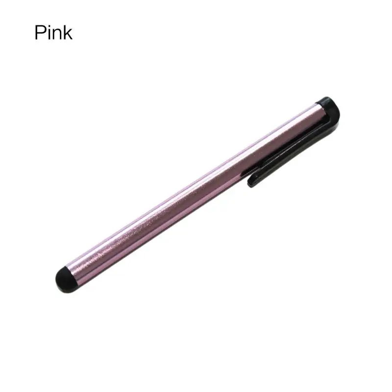 D5QC Clip Design Universal Soft Head For Phone Tablet Durable Stylus Pen Capacitive Pencil Touch Screen Pen