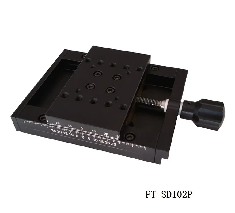 

PT-SD102P/PT-SD102PS manual translation stage 50mmX-axis sliding stage translation stage mobile stage, precision table with lock