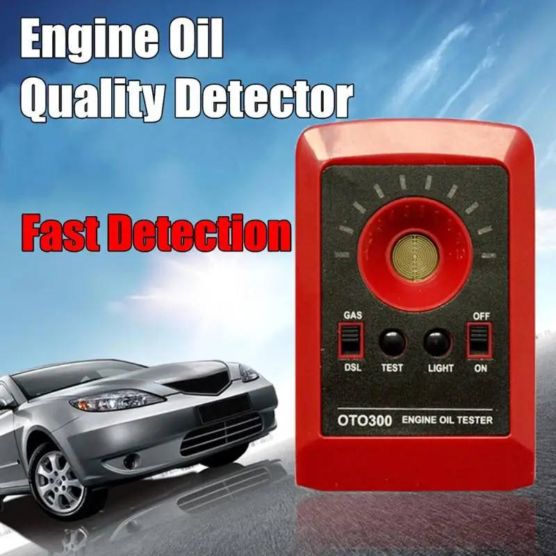 Gas Diesel Analyzer 12V LED Digital Automobile Car Oil Quality Tester Motor Engine Detector XC300 EM2261 Car Oil Quality Tester