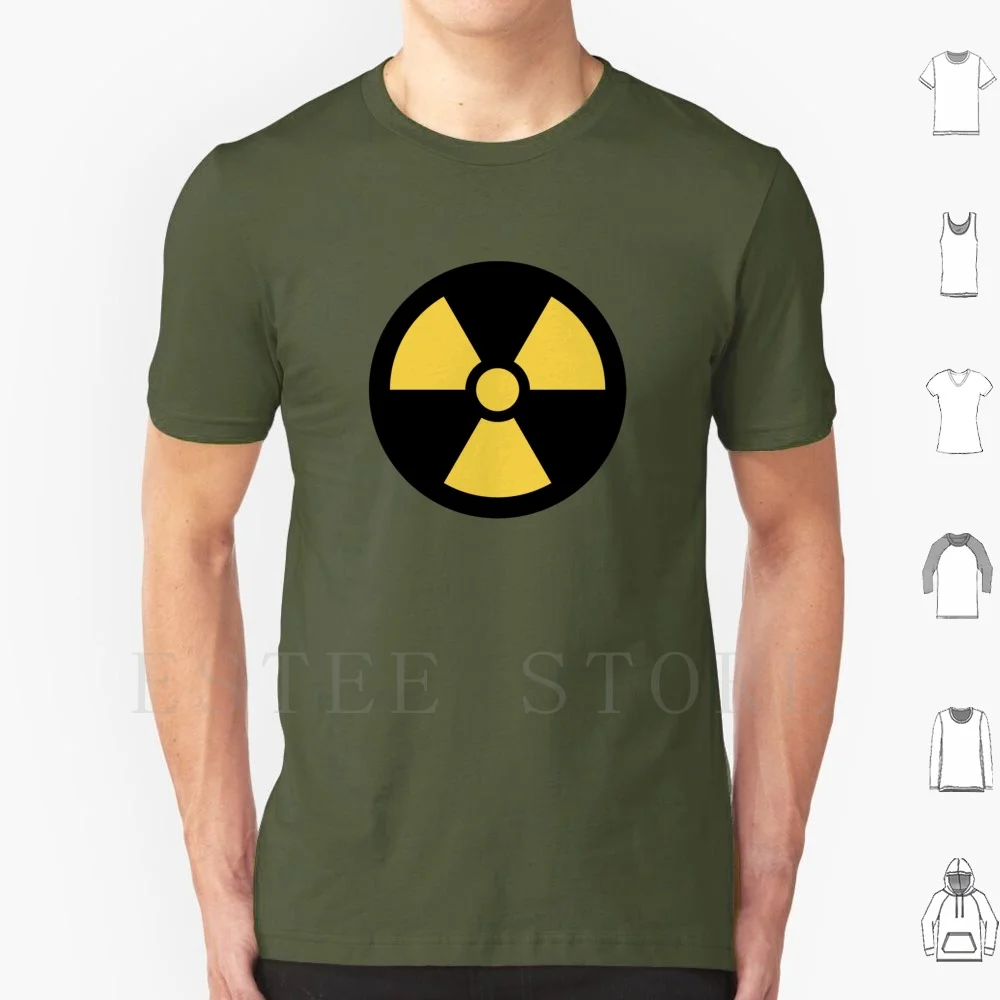 Radioactive T Shirt Print Cotton Radioactive Super Hero Logo Symbol Nuke Nuclear Kiss Me Might Irish St Saint Day Patty Ireland