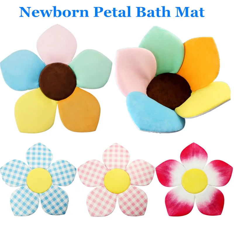 

Creative Newborn Petal Bath Bathtub Mat Soft Comfort Supportive Lounger Sink Bath Cushion Flower Baby Bathtub Mat Tub