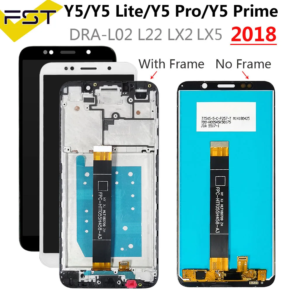 LCD For Huawei Y5 Lite 2018 Y5 2018 DRA-LX2/LX3/LX5 LCD Display Sensor For Huawei Y5 Prime 2018 LCD Honor 7A Russia 7s DUA-L22