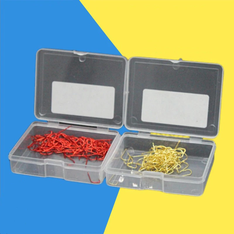 DYGYGYFZ 100pcs/box Barbed Fishing Hooks Set High Carbon Steel Single Carp Fishhook Jig Fly Fishing Hook Sea Tackle Accessories