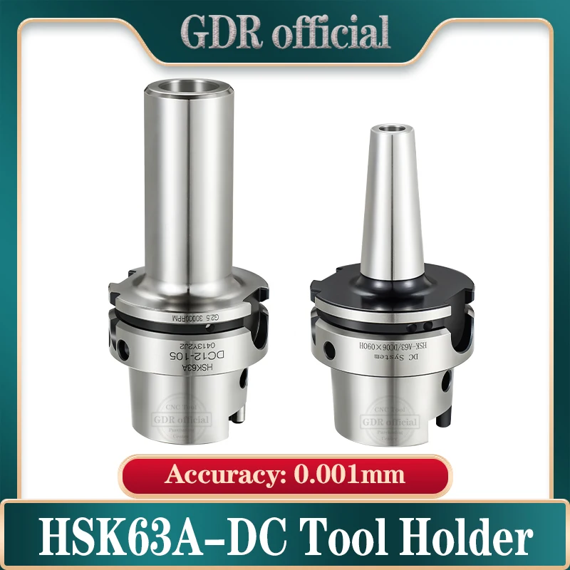 GDR HSK63 HSK BT BT40 HSK63A  tool holder SDC6 SDC8 SDC12 DC4 DC6 DC8 DC12 DC SDC collet tool holder bracket tool collet Chuck