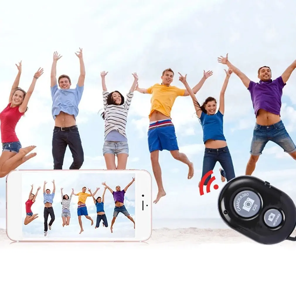 Mini Bluetooth Remote Control Button Wireless Controller Self-timer Camera Stick Shutter Release Phone Selfie For iOS/Android
