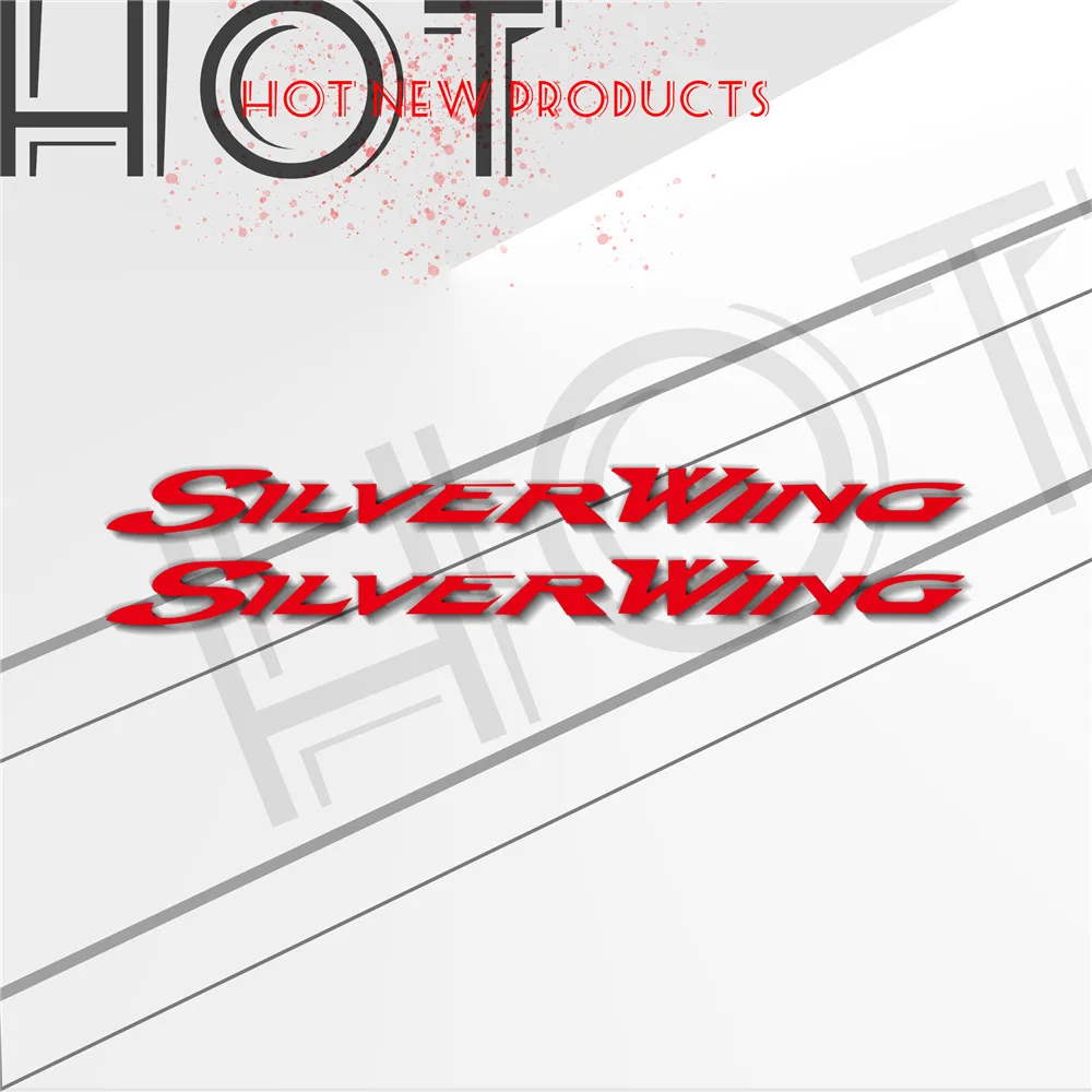 

New Motorcycle Stickers Body Reflective Waterproof Body fuel tank logo sticker Kit For Honda silverwing silver wing 400 600