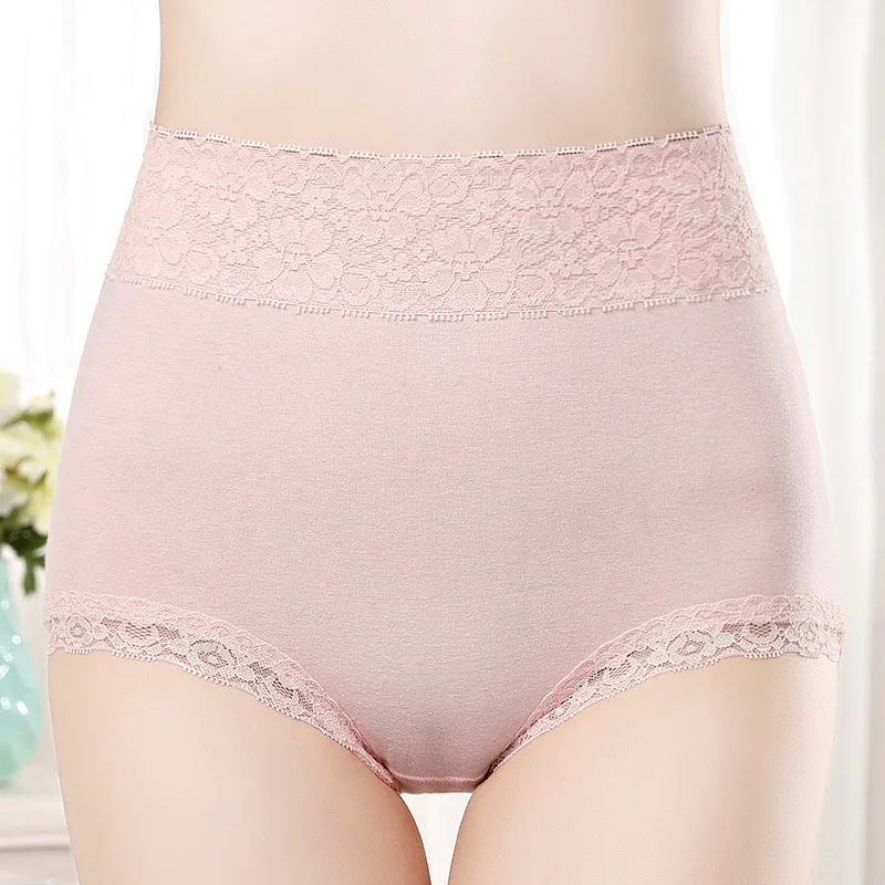 Women\'s briefs Comfortable Cotton High waist underwear Women Sexy Ultra-thin High Elasticity for ladies Panties