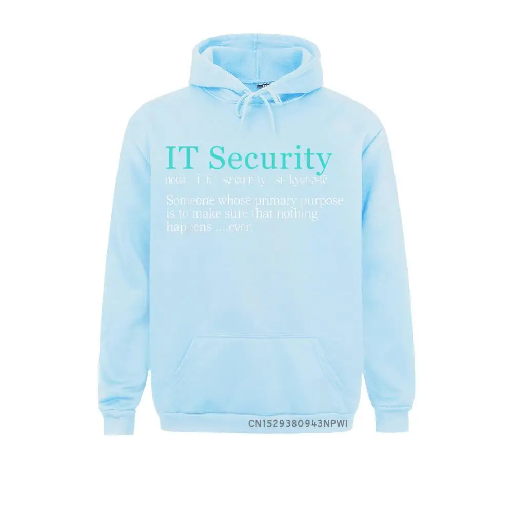 Best Funny IT Security Cybersecurity Definition Gift Pullover Classic Men Sweatshirts Cool Hoodies Leisure Hoods Winter