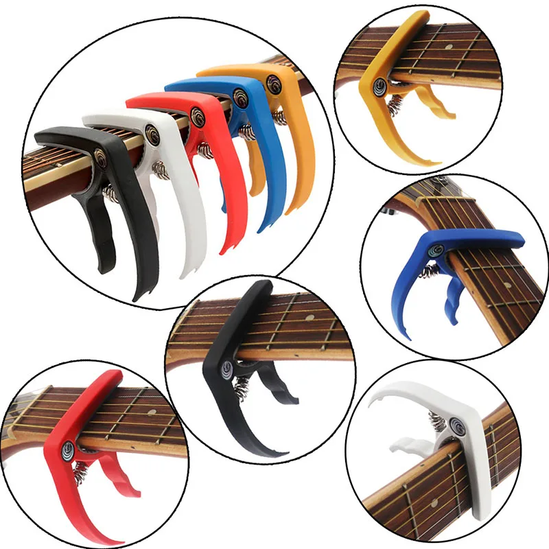 Capodastre pour guitare acoustique classique, 6 cordes, basse électrique, Ukulele, pince de réglage à changement rapide, accessoires de guitare, 1 pièce