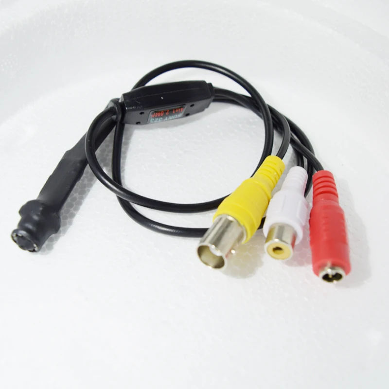 940nm IR Night Vision Covert Miniature Bullet 1080P 2MP TVI/AHD/CVBS/CVI 4 In 1 Mini Camera with Audio for Industry