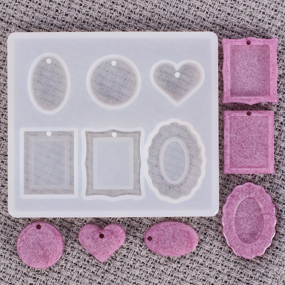 Sewing Button Style Silicone Casting Molds For DIY Resin Buttons Sewing Uv Epoxy Art Craft Handmade Jewelry Making