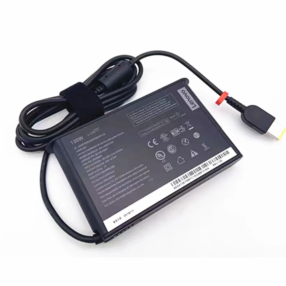 Suitable for Lenovo original THINKPAD X1 Extreme P1 R720 P51 135W ultrathin portable charger 135W 20V 6.75A 00PC762