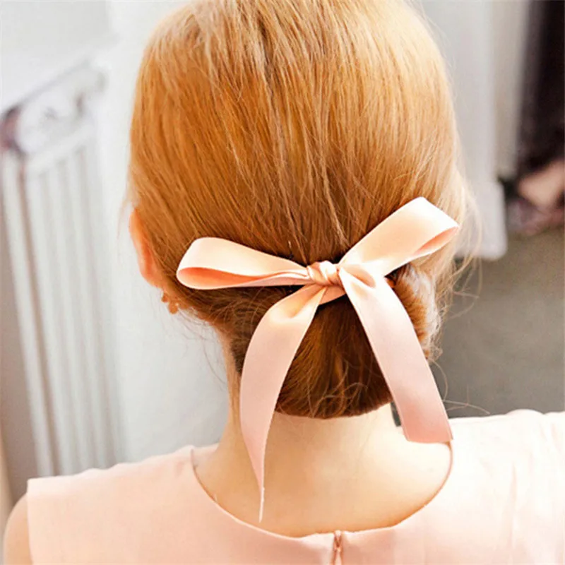 1pcs Hair Curls Hair Device Bun Head Band Hair Maker Hair Making Tool Ribbon Bowknot Bun Maker Fashion Women Hair Accessories