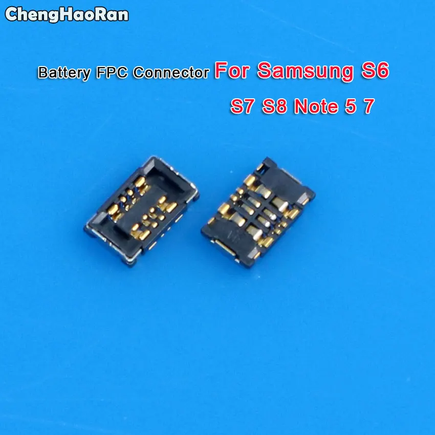 

ChengHaoRan Inner FPC Battery Clip Contact Connector Replacement For Samsung S6 S7 S8 NOTE5 NOTE7 G9300 battery FPC Flex Cable