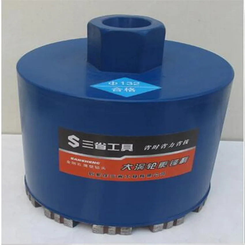 Cost Sale of 132-168mm*150mm M22 Connector Short Diamond Wet Drill Bits Core Bit for Hole Opening on Masonry/Concrete Wall
