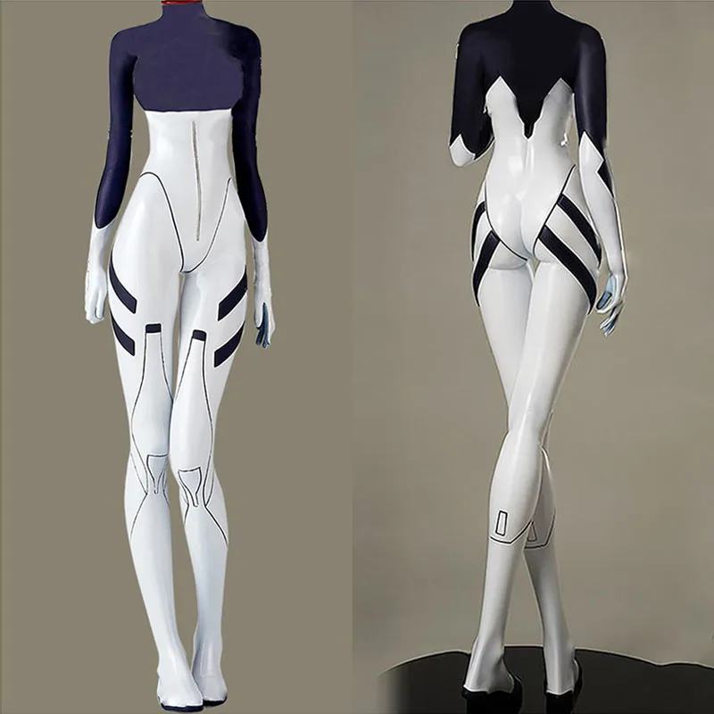 Sexy Latex Bodycon Cosplay Jumpsuits Women Comic Catsuit Gloves Nightclub Party Costume Ladies PVC Halloween Clothing New Custom