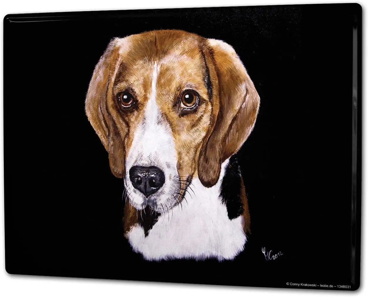 LEotiE SINCE 2004 Tin Sign Metal Plate Decorative Sign Home Decor Plaques 30 x 40 cm Animal Shelter Krakowski Beagle Painting