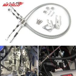 High Quality RSX Shifter Cables & Trans Bracket K20 K20A K24 K Swap Series EG EK DC2 Race