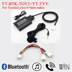 Bluetooth Auto Adapter Voor Toyota Lexus Camry Highlander Rav4 Corolla Vitz Yatour Btk Bluetooth Adapter