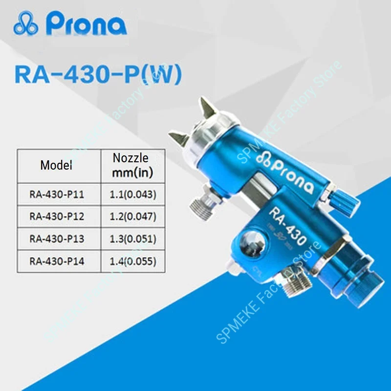 Prona RA-430 Low pressure automatic spray gun,RA430-HVLP LVMP for Painting Cars Power Tools,Pneumatic Auto Painting Spray Guns