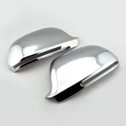 Matte Chrome ABS Car Decor Cover For Audi A3 A4 A5 A6 2008-2011 Durable UV Resistant Self Adhesive Installation