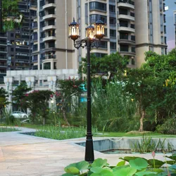 (H≈2.8M)European Outdoor Courtyard Lamp All-Aluminum Waterproof IP54 Garden Street Lights Villa Park Road Engineering Lighting