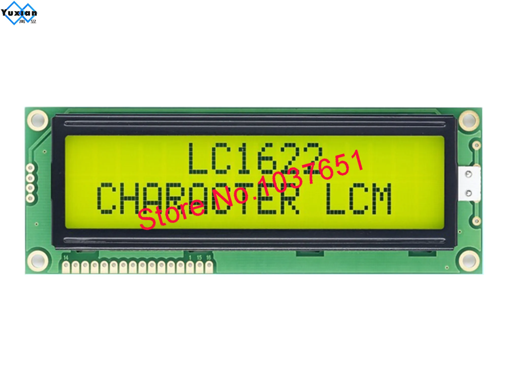 Módulo de pantalla lcd 1602, 1602G, 16x2, caracteres grandes, azul, verde, LC1622, en lugar de SBS01602A0, HD44780, buena calidad