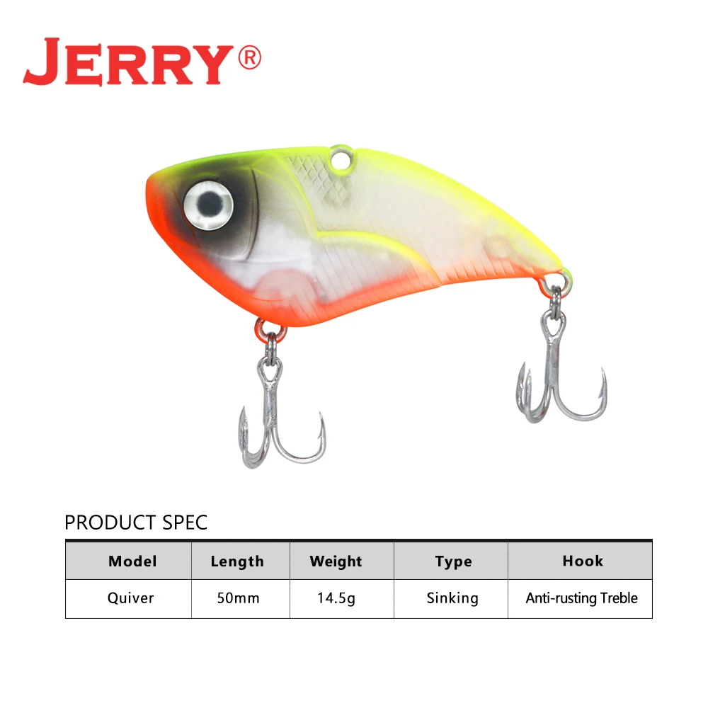 Jerry Quiver VIB Cebo Vibrante Hundido para Trucha y Lucio - imagen 5