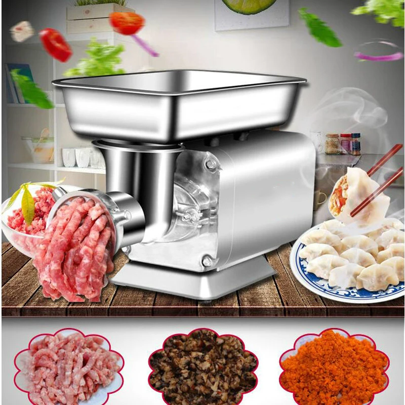 2025New Meat Grinder 1100W High power stainless steel Home Electric Meat Grinder Sausage Stuffer Heavy Duty Household Mincer