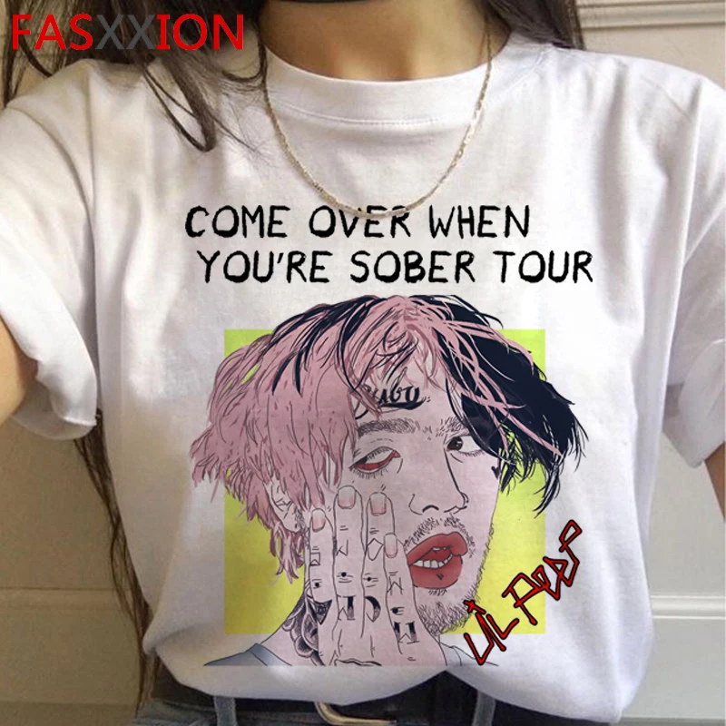 Lil Peep Harajuku Graphic Unisex T-shirt Men Rip LIL. PEEP Cry Baby T Shirt Funny Anime Hip Hop Tshirt Streetwear Top Tees Male